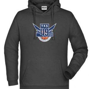 Fan Hoddie in grau TKS Logo groß