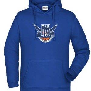 Fan Hoddie in blau TKS Logo groß